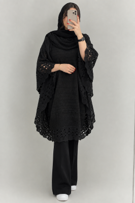 پانچ اکریلیک جلو بسته 4545 مشکی